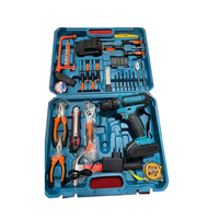 Perceuse à percussion sans fil 20V sans balais, 2 vitesses, mandrin 10mm, batterie lithium rechargeable, kit combiné d'outils électriques