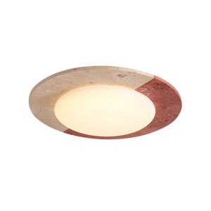 Yellow Travertine <b>Ceiling</b> <b>Light</b> Led Retro Bedroom Living Room Vintage Designer Lighting Fixture - Product Image 5