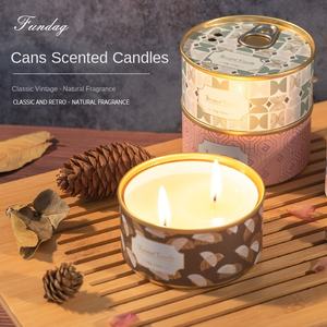 Bougies parfumées <span class=keywords><strong>en</strong></span> gros, créatives, <span class=keywords><strong>en</strong></span> cire végétale, dans un pot <span class=keywords><strong>en</strong></span> céramique, pour décoration intérieure, sans fumée, faites à la main, parfumées, Noël - Product Image 2