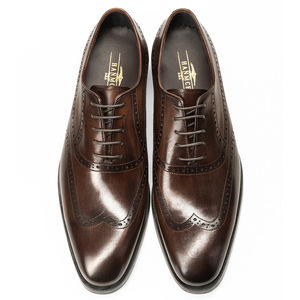 Luxurious Custom-Made Genuine Leather Slip-Resistant Business Casual Party Wedding Stylish Men's <b>Shoes</b> - Product Image 3