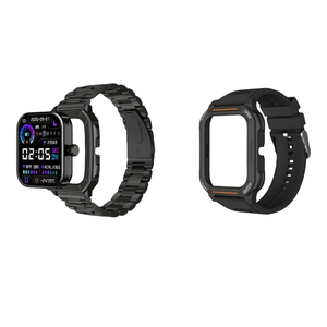 2025 New Thông Minh Đồng Hồ Tw22Pro Kim Loại Smartwatch Hoán Đổi Cho Nhau Trường Hợp 2-Trong 1 Luôn Luôn Trên Đồng Hồ Không Dây Sạc Thông Minh Đồng Hồ Cho Nam Giới - Product Image 1