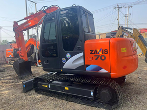 เครื่องขุด ZX70 HITACHI 7ตันใช้ปั๊มเกียร์ EPA CE แบริ่งส่วนประกอบหลัก PLC สำหรับฟาร์มป่าไม้ - Product Image 5