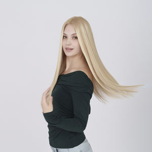 Perruque Lace Front en cheveux humains pour femmes blanches # RH9/613 - Product Image 3