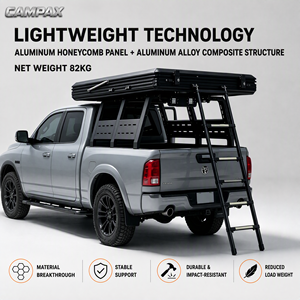 Carpa de Techo Rígida con Elevación por <span class=keywords><strong>Helicóptero</strong></span>, Doble Capa de Tela Oxford, para 2-3 Personas, 4 Estaciones, para Overlanding en SUV, Dachzelt - Product Image 5