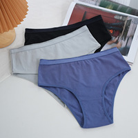 Nuevas bragas de algodón de alta calidad para mujer, de cintura alta, transpirables, deportivas, con control de abdomen, talla grande, lisas, ODM.