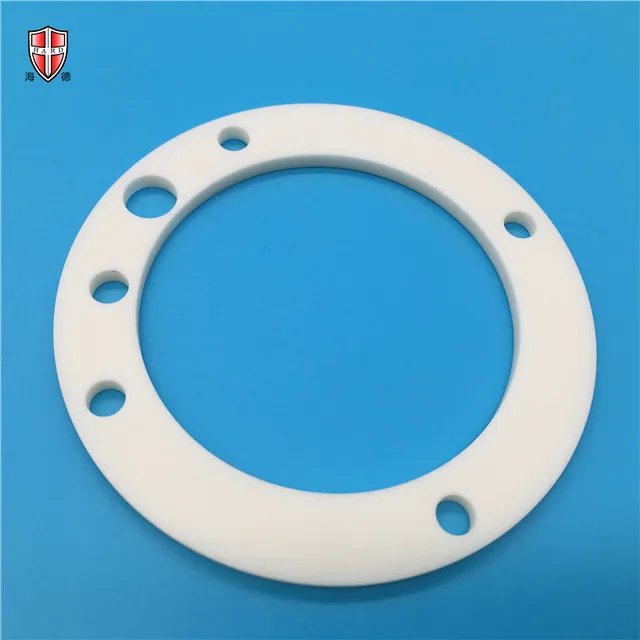 high temperature alumina ceramic insulator flange sealing ring