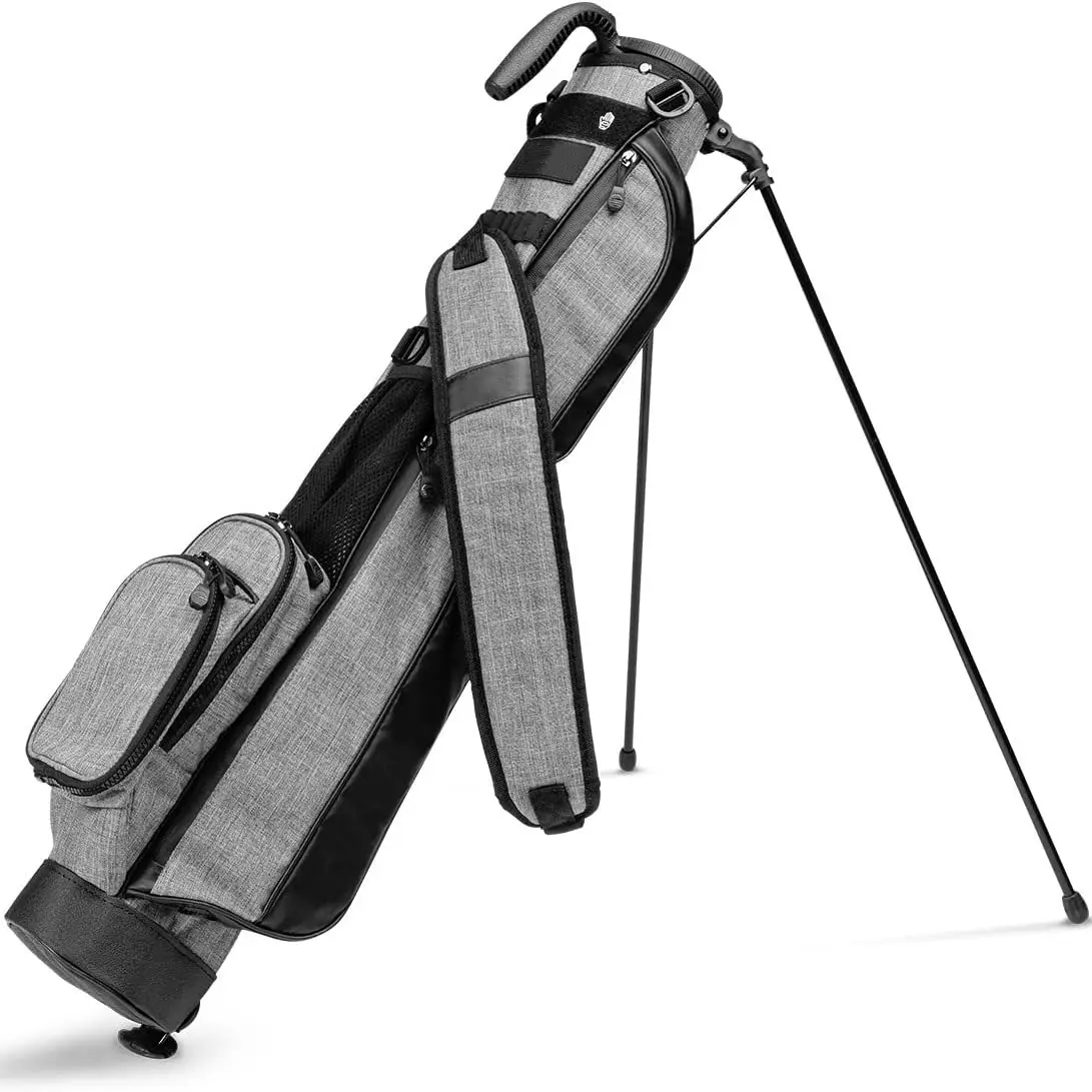 Tùy chỉnh trường hợp khó khăn bóng golf đứng túi đĩa Golf túi cho nam giới da không thấm nước