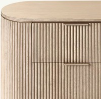 Modern sederhana negara Amerika Retro gaya Wabi Sabi kayu Solid Nine-Dou pintu masuk dekoratif kamar tidur sisi kabinet ruang tamu