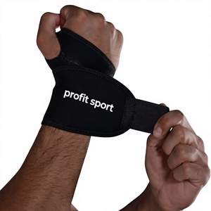 Profit Sport Adjustable Black Neoprene <b>Wrist</b> Brace <b>Support</b> Strap <b>Wrist</b> Band <b>for</b> Sports Fitness Breathable <b>wrist</b> band <b>for</b> sports - Product Image 1