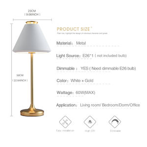 Lampadaire LED au style simple et atmosphérique pour chambre/hall - Product Image 5