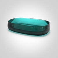 Luxuriöser, umweltfreundlicher, wasserabweisender, leicht zu reinigender 3D-Design-Joystick-Wasserhahn für die Arbeitsplatte, individuell gefärbtes Badezimmer