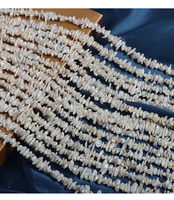 Perles d'eau douce baroques naturelles blanches 7-9 mm, qualité AA, 39 cm de long, formes irrégulières, Chine Zhejiang, pour la fabrication de bijoux