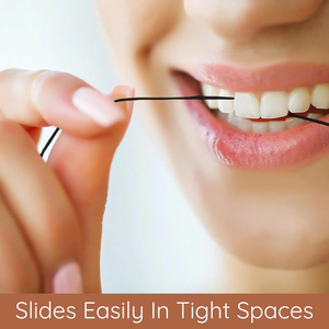 Filo Interdentale Ecologico all'Ingrosso in Rotolo di Seta Biodegradabile con Tubo in Carbone di Bambù e Nylon Candelilla per la Pulizia dei Denti - Product Image 3