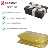 Pegamento Termofusible de Excelente Adhesión para Papel, Pegamento Tipo Gelatina para Cubiertas Superiores e Inferiores en Máquinas Semiautomáticas