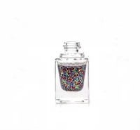 Flacon en verre de 22 ml de luxe, forme carrée, pour sérum, huile, lotion, avec pompe, emballage cosmétique, diffuseur de parfum, outil applicateur universel