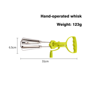 Batidor manual de doble rueda semiautomático, mezclador giratorio de huevos, venta directa de fábrica - Product Image 3
