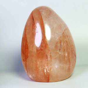 Œuf de cristal de quartz rouge naturel poli en gros, pierre de guérison, Feng Shui, cadeau pour la maison et le bureau - Product Image 5