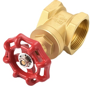 Vanne à opercule entièrement en laiton, filetage BSP pour le contrôle de l'entrée/sortie du compteur d'eau - Product Image 1