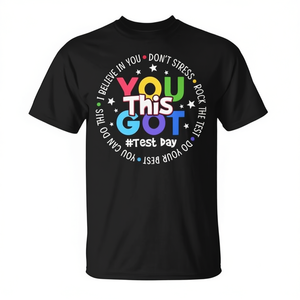 T-shirt You Got This Test Day, t-shirt de motivation pour les étudiants et les enseignants - Product Image 2