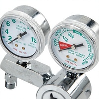 MEDEASE ME87-A Regulator Tekanan Tinggi Medis dengan Pengukur Aliran CGA870 Barb atau Dis untuk Rumah Sakit