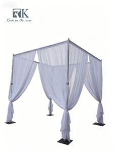 Kit de Soporte Ajustable y Resistente para Telón de Fondo de Ferias Comerciales - Product Image 1
