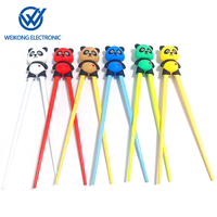 Cabezal de silicona portátil con personajes de cartón Palillos para niños para electrodomésticos