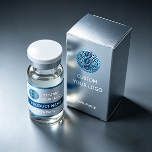 Custom Size Boxes &amp; Stickers for 2ml 3ml 10ml Small Vials, Peptide <strong>and</strong> Cosmetic Essential Oil Packaging - Product Image 2