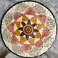 Art mural en mosaïque de marbre, personnalisé, pour décoration de maison, bricolage, intérieur et extérieur pour la salle de bain, carrelage de sol en mosaïque hexagonale