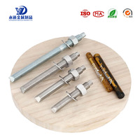 Ancrage chimique en acier inoxydable pour fixation murale en béton