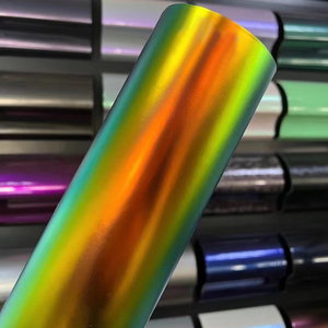 Film Pembungkus Mobil Holografik Elektroplating Pelangi <span class=keywords><strong>Chrome</strong></span> Biru/Hijau/Emas Neo <span class=keywords><strong>Mirror</strong></span> <span class=keywords><strong>Chrome</strong></span> <span class=keywords><strong>Vinyl</strong></span> <span class=keywords><strong>Wrap</strong></span> - Product Image 2