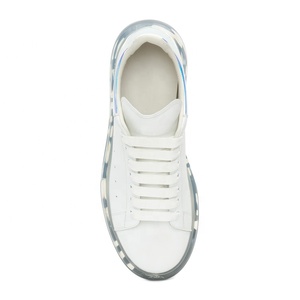 Classique en cuir blanc plate-forme large baskets arrière coloré coussin d'air alexander <span class=keywords><strong>mc</strong></span> queen baskets - Product Image 3
