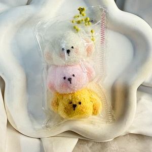 Llavero <span class=keywords><strong>de</strong></span> oso <span class=keywords><strong>de</strong></span> peluche adorable, squishy <span class=keywords><strong>de</strong></span> subida lenta, <span class=keywords><strong>de</strong></span> silicona con textura <span class=keywords><strong>de</strong></span> barro cremoso y pegajoso, juguetes sensoriales divertidos con forma <span class=keywords><strong>de</strong></span> animal, colgante para bolso - Product Image 2
