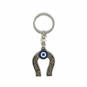 10x3cm Metal Keychain in Horseshoe Design - Product Image 2