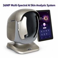 Analyseur de peau professionnel IA 36MP, appareil d'imagerie faciale multi-spectrale, analyse des cheveux et du visage à 8 spectres, équipement de beauté
