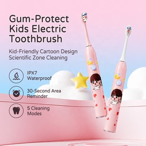 Cepillo <span class=keywords><strong>de</strong></span> Dientes Eléctrico Infantil con Diseño <span class=keywords><strong>de</strong></span> Dibujos Animados, Multimodos, con Luz, para Uso Doméstico, Venta al Por Mayor - Product Image 3