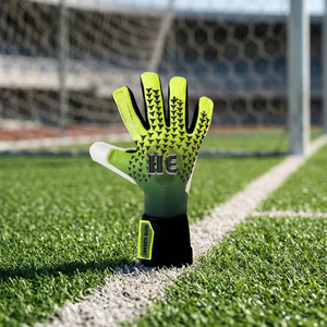 Meilleurs gants de gardien de but de football respirants en gros, protection personnalisée, service OEM, sangle amovible avec logo en caoutchouc - Product Image 3