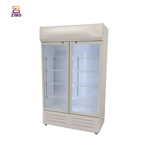 Enfriador de bebidas con puerta de vidrio comercial para restaurantes Refrigerador de bebidas con diseño de ahorro de energía Enfriador de <span class=keywords><strong>vino</strong></span> y cerveza - Product Image 3