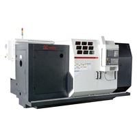 Chinesische Marke KW100 4 Meter Drehmaschine CNC-Drehmaschine mit automatischer Stangen zuführung