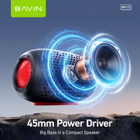 BAVIN - Altavoz Inalámbrico Portátil BM31 con Bajos Activos 5.4, Ideal para Viajes y Campamentos, Venta al por Mayor de Fábrica
