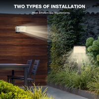Projecteur solaire à piquet étanche IP65 OEM/ODM, lampes solaires LED de jardin avec batterie pour aménagement extérieur