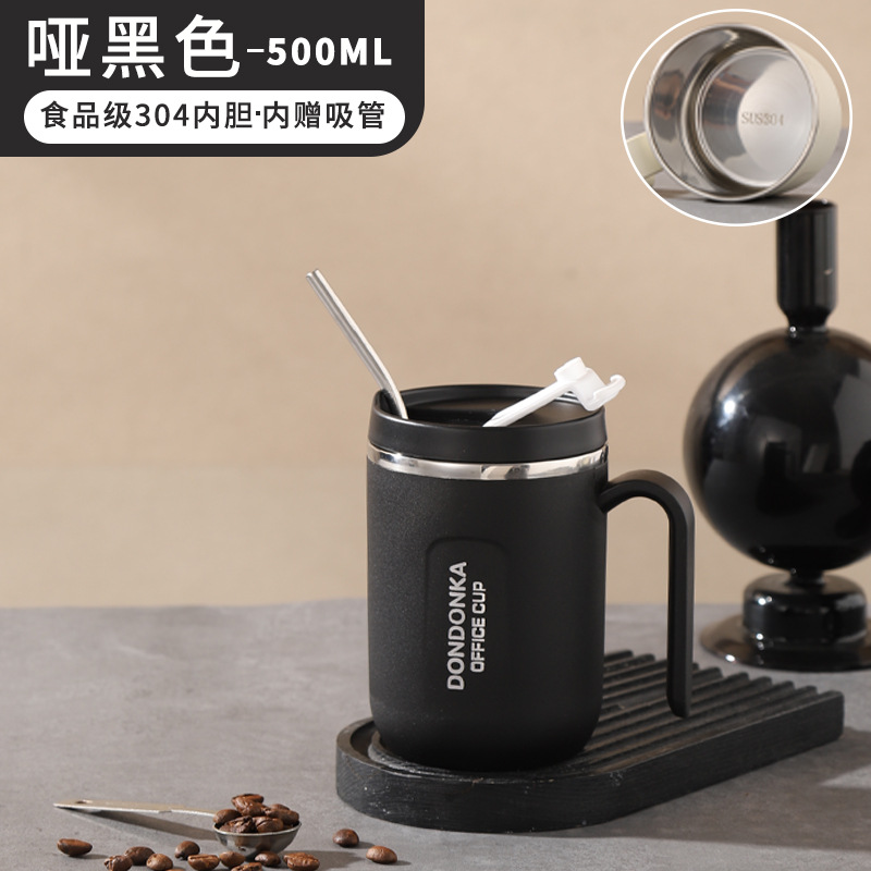 Taza 304 en negro mate.