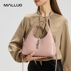 Nuevo <span class=keywords><strong>Bolso</strong></span> de Media Luna de Cuero Vacuno de Primera Calidad, Simple y de Lujo, <span class=keywords><strong>Bolso</strong></span> de Mano de Cuero Genuino, <span class=keywords><strong>Bolso</strong></span> <span class=keywords><strong>Bandolera</strong></span> - Product Image 2