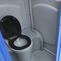 Toilettes chimiques portables préfabriquées en HDPE pour la construction, à vendre