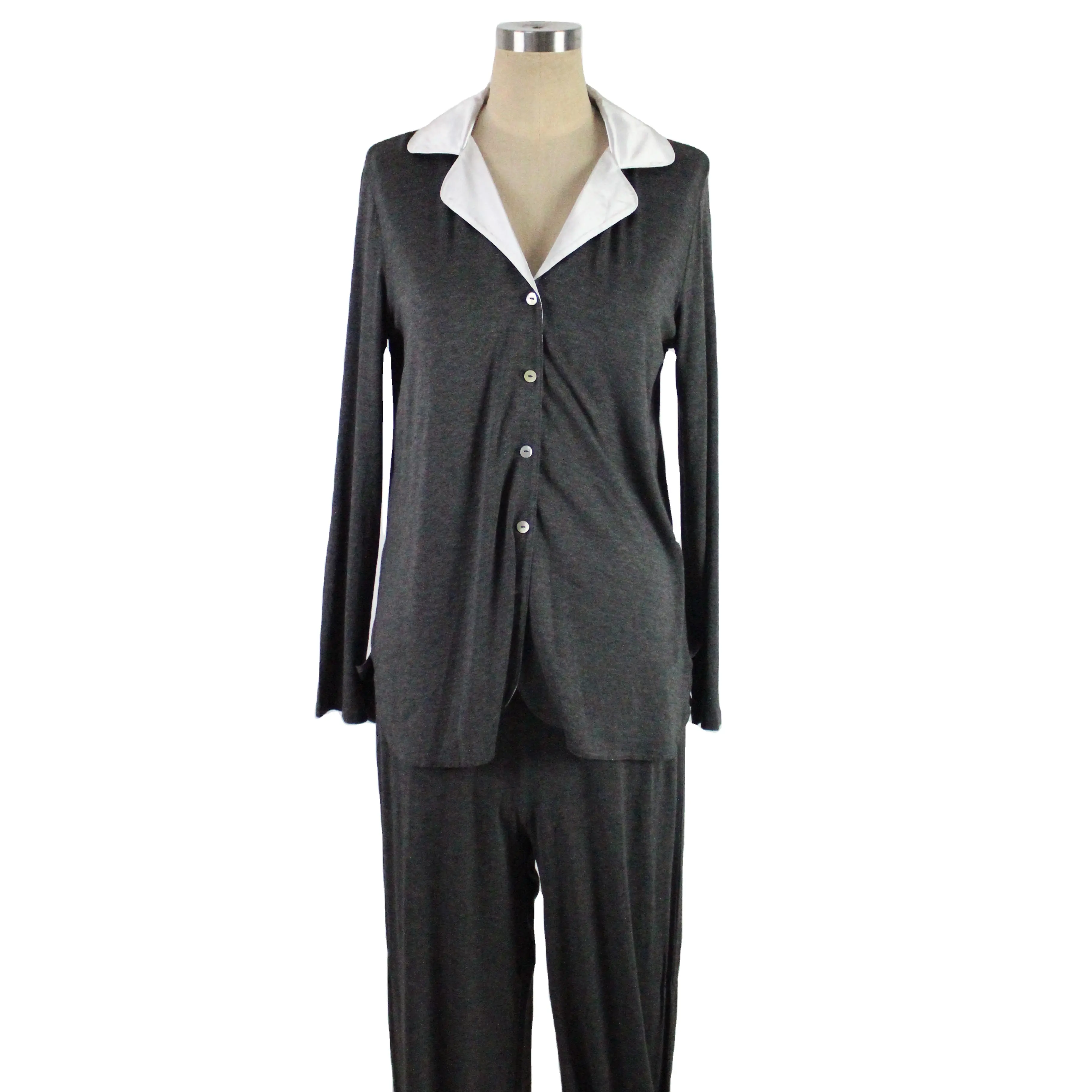 Professional Factory Ladies Gentleman Four Seasons Modal Sleepwear Comfortable Pajamas suit