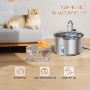 Dispensador de Agua Inteligente para Perros y Gatos 2026, Duradero, Resistente a Mordidas, Bajo Consumo, a Prueba de Fugas, con Filtro de Acero Inoxidable, Inducción Automática - Product Image 3