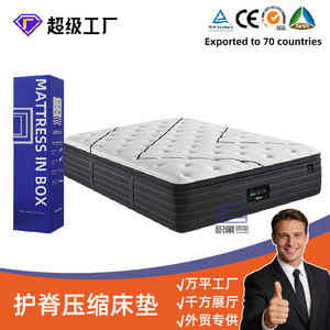Individually Pocketed Spring <b>Mattress</b> Hotel Bed Customizable Durable <b>Support</b> - Product Image 5