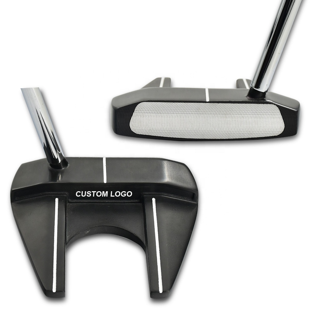 Alta Qualidade Golf Club Black Men's Custom Mão Direita Mallet Golf Putter Para Venda