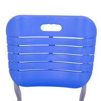 Ensemble de chaise et bureau pour étudiants, design moderne, plastique écologique, double hauteur réglable, durable, pour collège/lycée