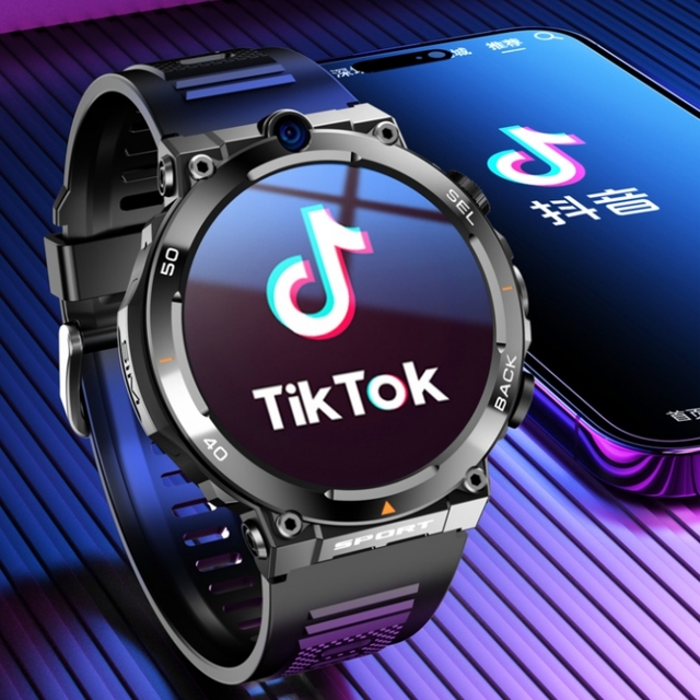 2024 New Arrival 4G 5G Smart Watch WiFi GPS Dual Camera Video Call NFC 4+64GB 900MAH Large Battery Android Smart Watch