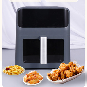 Air Fryer 5.5L Smart Touchscreen Visual Display Multifunctional Timer Smokeless For Home Use - Product Image 2